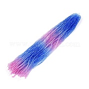 Градиентные цветные стеклянные бусины DGLA-A039-T4mm-A019