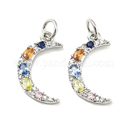 Латунные микро проложить кубического циркония подвески ZIRC-L077-038P