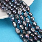 Нити из натурального культивированного пресноводного жемчуга PEAR-P064-20K-03D