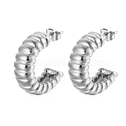 Серьги-гвоздики из нержавеющей стали марки 304 FU7272-2