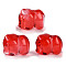 Spray Painted Glass Beads, Elephant, Red, 11x14x9.5mm, Hole: 1.2mm