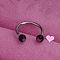 316L Stainless Steel Hoop Nose Rings, Stainless Steel Color, 10mm, Pin: 1.2mm