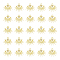 DICOSMETIC 40Pcs Hollow Turkish Evil Eye Charms Light Golden Egyptian Eye Charms Rhinestone Protective Eye Charms Lucky Amulet Pendants Alloy Charms for DIY Jewelry Making, Hole: 1.8mm