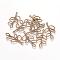 Tibetan Style Alloy Pendants, Lead Free & Nickel Free & Cadmium Free, Leaf, Antique Bronze, 38x18x2mm, Hole: 2mm