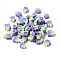 Handmade Polymer Clay Beads, Ice Cream, Medium Purple, 9x7x4mm, Hole: 1.6mm