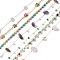 Handmade Beaded Chains, Mixed Style, Mixed Color, 2.5~10.5mm, about 3.28 Feet(1m)/Strand