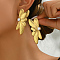 Exaggerated Stainless Steel Stud Earrings for Women, Party Vacation Accessories, Butterfly, show in picture