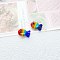 Handmade Lampwork Beads, Colorful, Fish, 20x13mm