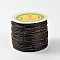 Gold Line Round String Polyester Cords, Black, 2mm, about 109.36 yards(100m)/roll