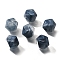 Acrylic Beads, Imitation Gemstone Beads, Polygon, Faceted, Marine Blue, 10x10x10mm, Hole: 1.5mm, about 570pcs/500g