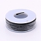 Matte Round Aluminum Wire, with Spool, Black, 1.2mm, 16m/roll