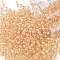 TOHO Round Seed Beads, Japanese Seed Beads, (794) Inside Color AB Crystal/Apricot Lined, 8/0, 3mm, Hole: 1mm, about 222pcs/10g