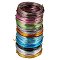 PandaHall Elite 10 Rolls 10 Assorted Color Aluminum Wires Resistant Anodized for DIY Jewellery Craft Making Beading, 10m/roll
