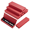 BENECREAT 10pcs Dark Red Ballpoint Pen Gift Box with Magnetic Closure, Long Necklace Cardboard Case for Watches, Pens, Necklaces, Bracelets