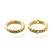 Brass Bead Frame, Cadmium Free & Lead Free, Long-Lasting Plated, Rack Plating, Flat Round, Real 18K Gold Plated, 10.5x2mm, Hole: 1mm,