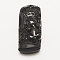 Natural Obsidian Pendants, Rectangle, 48x22x12mm, Hole: 2mm