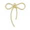 Alloy Pendants, Bowknot, Golden, 44.5x36x4.5mm, Hole: 1.6mm