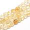Natural Citrine Beads Strands, Nuggets, 6~10x4~7x4~7mm, Hole: 1mm, about 43~62pcs/strand, 15.7 inch