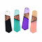 Resin & Walnut Wood Pendants, Arrow, Mixed Color, 49x12x3.5mm, Hole: 1.6mm