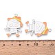Подвески из сплава с эмалью на тему Хэллоуина ENAM-T022-54P-10-3