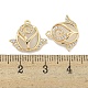 Кулоны с эмалью из латуни с прозрачным кубическим цирконием KK-S386-24G-3