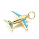 Латунь эмаль подвески KK-V011-24G-2