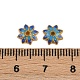 Многолепестковые колпачки из эмали из сплава FIND-G029-02G-04-6