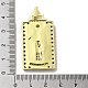 Подвески из латуни микропаве с фианитами и эмалью KK-H458-05G-02-3
