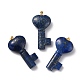 Кулоны из натурального лазурита G-B020-05G-12-1
