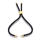 Изготовление браслетов из хлопка KK-F758-03H-G-1