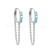 S925 серьги-кольца из стерлингового серебра TY5498-8