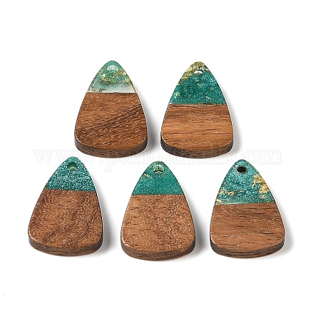 Подвески из смолы и дерева WOOD-S061-02L-1