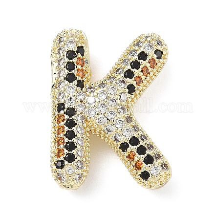 Латунные микро проложить кубического циркония подвески KK-Z108-02G-K-1