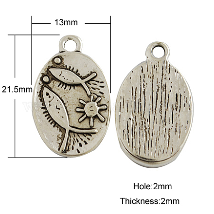 Подвески тибетского стиля TIBEP-GC023-AS-NR-1