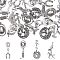 SUPERFINDINGS 32Pcs 4 Style Cowboy Boot Horse Hat Charms Tibetan Style Alloy Pendants Antique Silver Western Cowboy Theme Pendant Charms for DIY Necklace Bracelet Jewelry Making