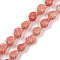 Synthetic Coral Dyed Carved Beads Strands, Conch Shape, Light Coral, 11.5~12x9~9.5x8~8.5mm, Hole: 0.9mm, about 30pcs/strand, 13.11''(33.3cm)
