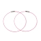 Steel Wire Bracelet Making, with Alloy Clasp, Pink, 0.1cm, Inner Diameter: 2-7/8 inch(7.2cm)
