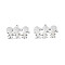 Non-Tarnish 201 Stainless Steel Pendants, Girl & Boy, Stainless Steel Color, 16x24x1mm, Hole: 1.4mm