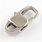 Tarnish Resistant Polished 316 Surgical Stainless Steel Lobster Claw Clasps, Stainless Steel Color, 17x9x4.5mm, Hole: 3mm