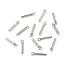 Tarnish Resistant 304 Stainless Steel Pendants, Column, Stainless Steel Color, 13x3x1.5mm, Hole: 1.6mm