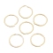 Aluminum Open Jump Rings, Round Ring, Light Gold, 24x2mm, Inner Diameter: 20mm