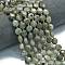 Natural Labradorite Beads Strands, Faceted Hexagonal Cut, Flat Round, with Seed Beads, 10~10.5x6mm, Hole: 1mm, about 31~32pcs/strand, 15.35''~15.55''(39~39.5cm)
