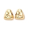 Brass European Beads, Large Hole Beads, Cadmium Free & Nickel Free & Lead Free, Triangle, Real 18K Gold Plated, 15x14x6.5mm, Hole: 4.2x3mm