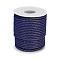 Nylon Threads, Milan Cords/Twisted Cords, Blue, 3mm, about 21.87 yards(20m)/roll