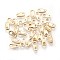 304 Stainless Steel Chain Tabs, Chain Extender Connectors, Teardrop, Golden, 8x4x0.7mm, Hole: 1~1.8mm