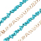SUPERFINDINGS 4 Strands 2 Colors Synthetic Turquoise Beads Strands Dolphin Gemstone Beads Ocean Sea Life Loose Spacer Beads for DIY Bracelets Necklace Jewelry Making, Hole: 1mm