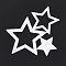 Aluminium Pendants, Laser Cut Pendants, Star, Silver Color Plated, 42.5x43x1mm