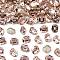 Preciosa® MAXIMA Crystal Fancy Stones, Czech Crystal, 435 34 222 Octagon, Dura Foiling, 70530 Vintage Rose, 10x8mm