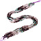 Natural Mixed Gemstone Beads Strands, Round Beads, Faceted, 3~3.5x3mm, Hole: 0.5mm, about 129~132pcs/strand, 15.16''~15.55''(38.5~39.5cm)