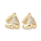 Brass Micro Pave Cubic Zirconia Pendants, Cadmium Free & Nickel Free & Lead Free, Hats, Real 18K Gold Plated, 11.5x10x3mm, Hole: 1.2mm